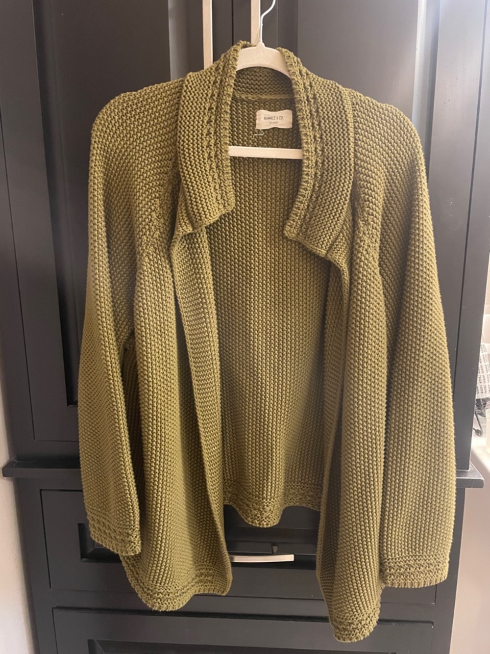 Ramble & Co. Open-Front Knit Sweater Cardigan